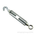 Hook and eye wire rope turnbuckle manufacturer, galvanized, forged